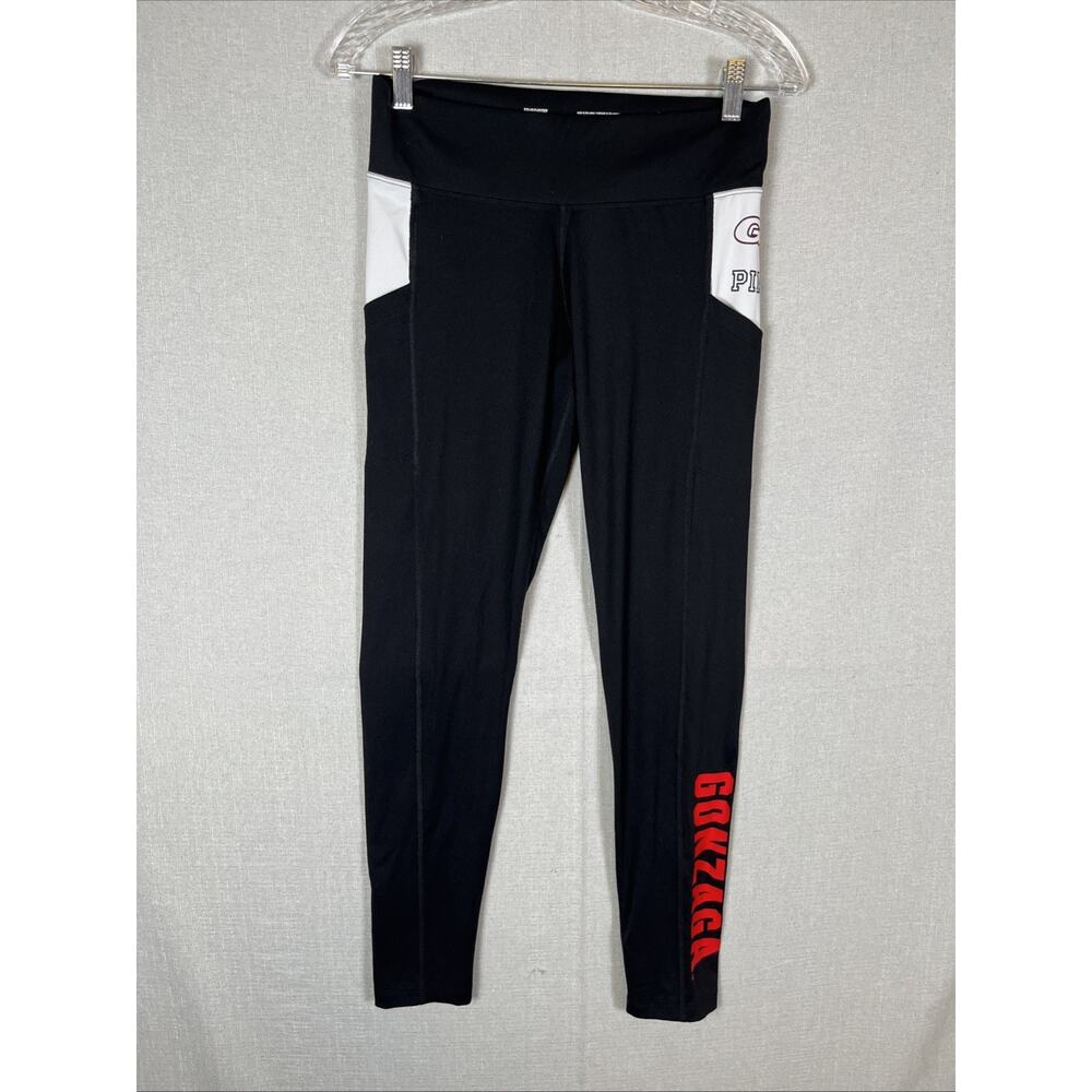 Victorias Secret PINK Ultimate Womens Leggings Size S GU Gonzaga Logo Pockets